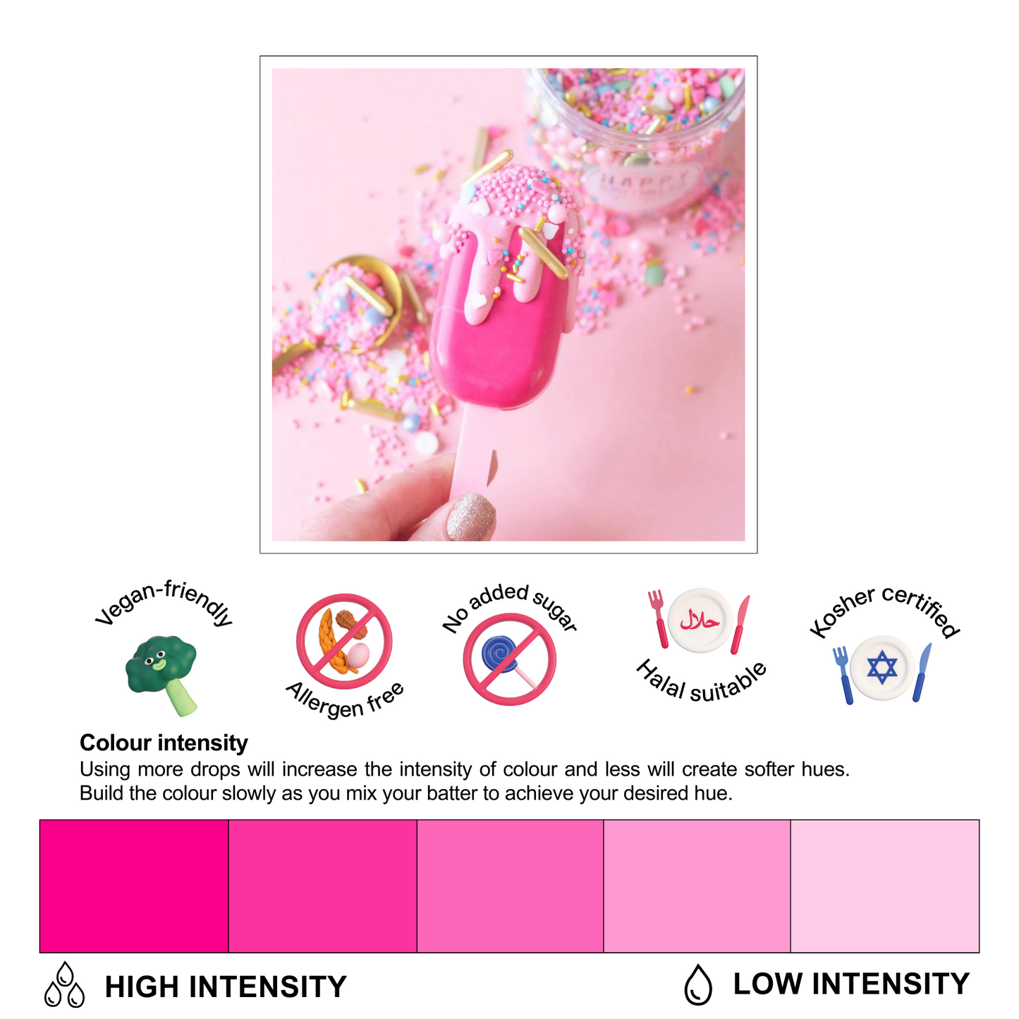 Hot Pink | Oil Blend Food Colouring