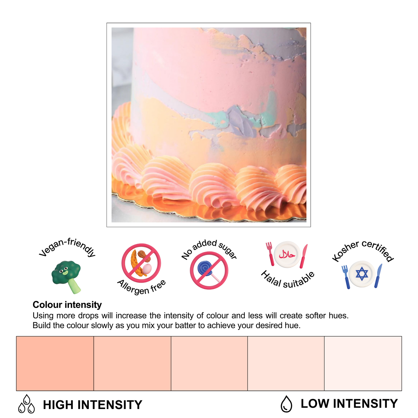 Peach | Oil Blend Food Colouring